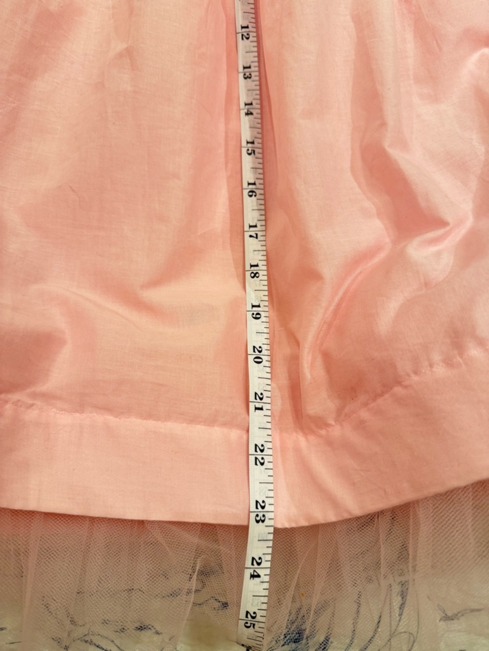Liz Claiborne Pink A-Line Skirt with Tulle Layer Size 16 EUC - Picture 8 of 8